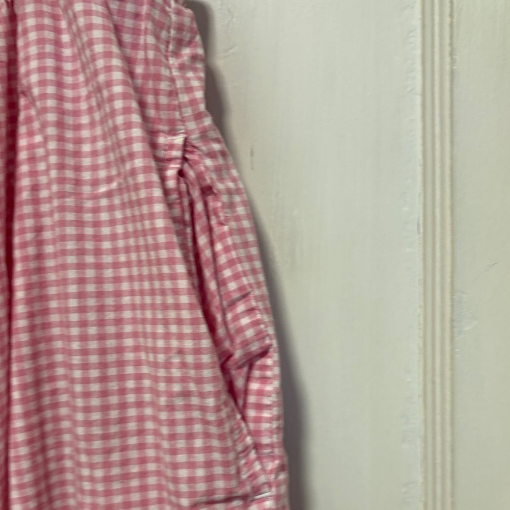 The Cat’s Pajamas Pink Gingham Drawstring Lounge Pants X-Large - Picture 4 of 8